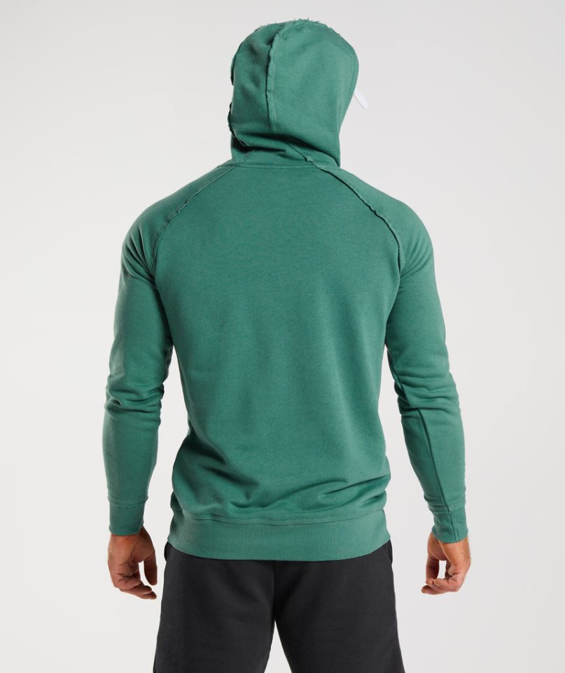 Men's Gymshark Legacy Hoodie Green | CA N8760A